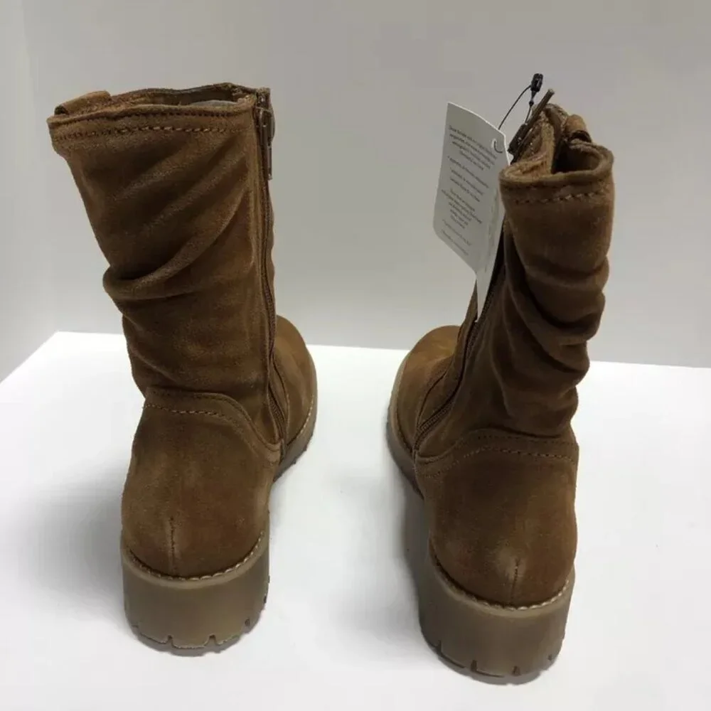 Eric Michael Women’s Brown Suede Ankle Boots Size US6 M EUR36